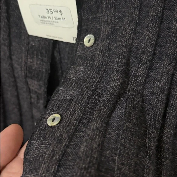 Zara Ribbed Cropped Cardigan | NWT | Size M - Picture 6 of 9